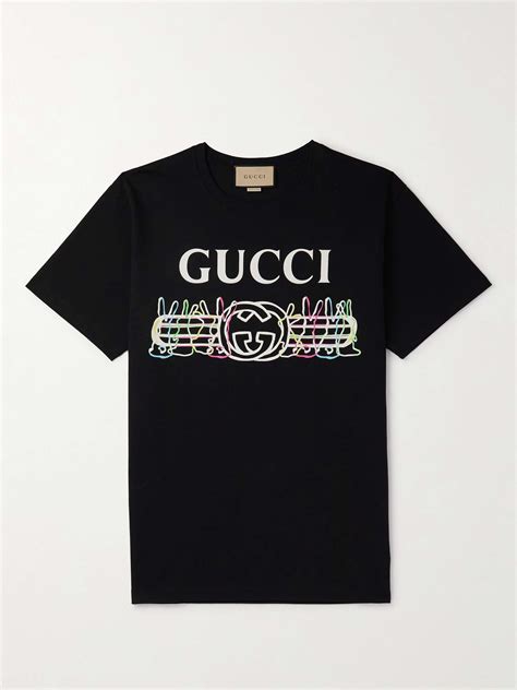 gucci shirt with writing kn it|farfetch gucci shirts.